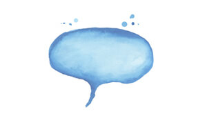 Contact us speech bubble icon