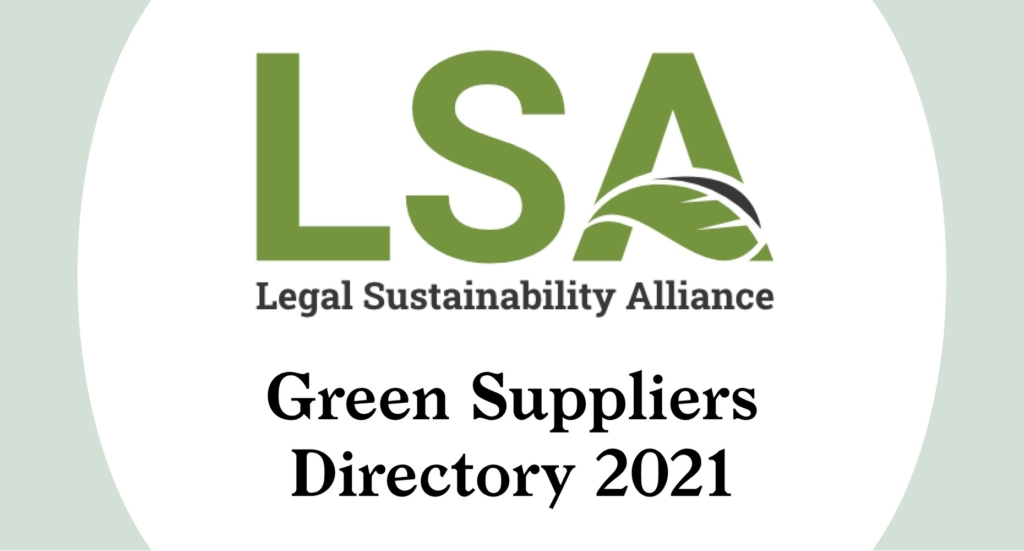 Legal Sustainabilty Alliance green directory logo