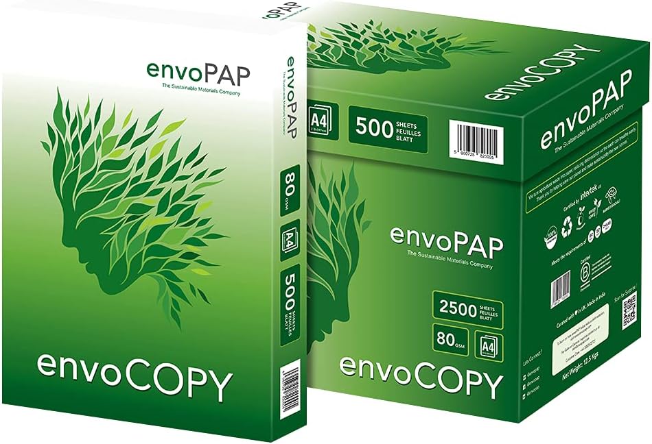 A4 and A3 EnvoPap paper UK products – eco-friendly office paper